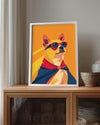 Köpek - Güneş Gözlükleriyle Heroik Durum Poster Tablosu