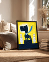 Köpek - Modern Sanat Teması Poster Tablosu