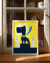 Köpek - Modern Sanat Teması Poster Tablosu
