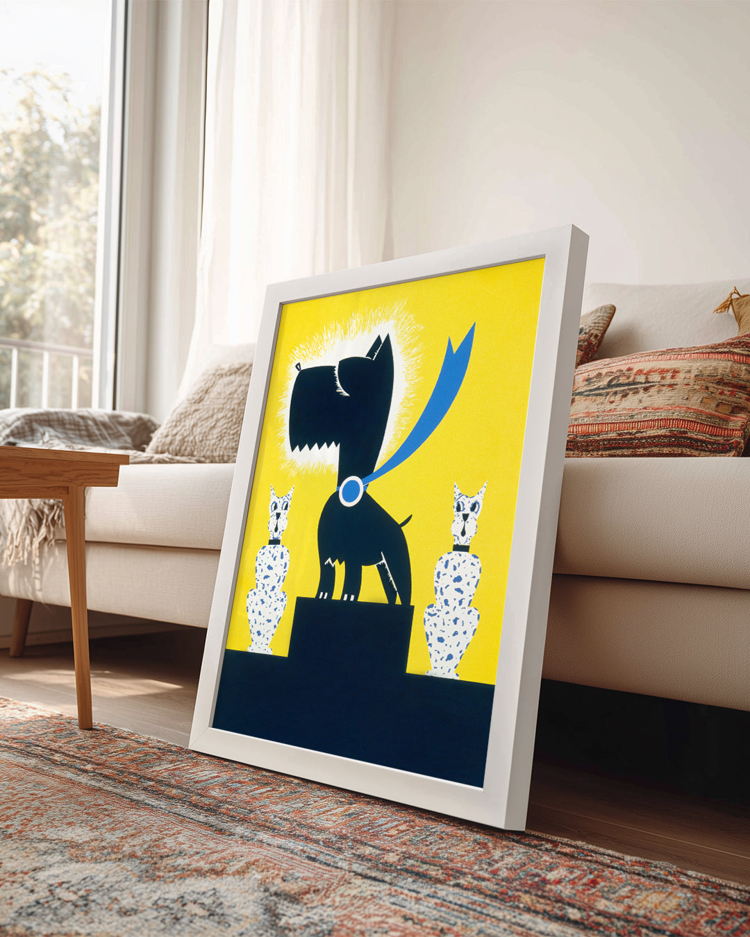 Köpek - Modern Sanat Teması Poster Tablosu