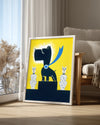Köpek - Modern Sanat Teması Poster Tablosu
