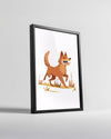 Köpek - Mutlulukla Koşma Poster Tablosu