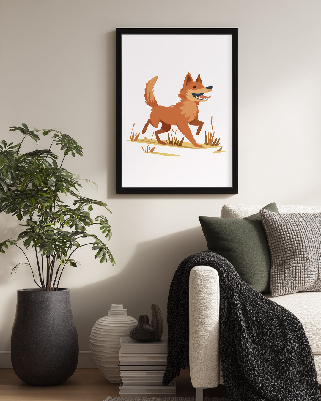 Köpek - Mutlulukla Koşma Poster Tablosu