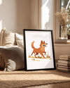 Köpek - Mutlulukla Koşma Poster Tablosu