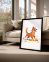 Köpek - Mutlulukla Koşma Poster Tablosu