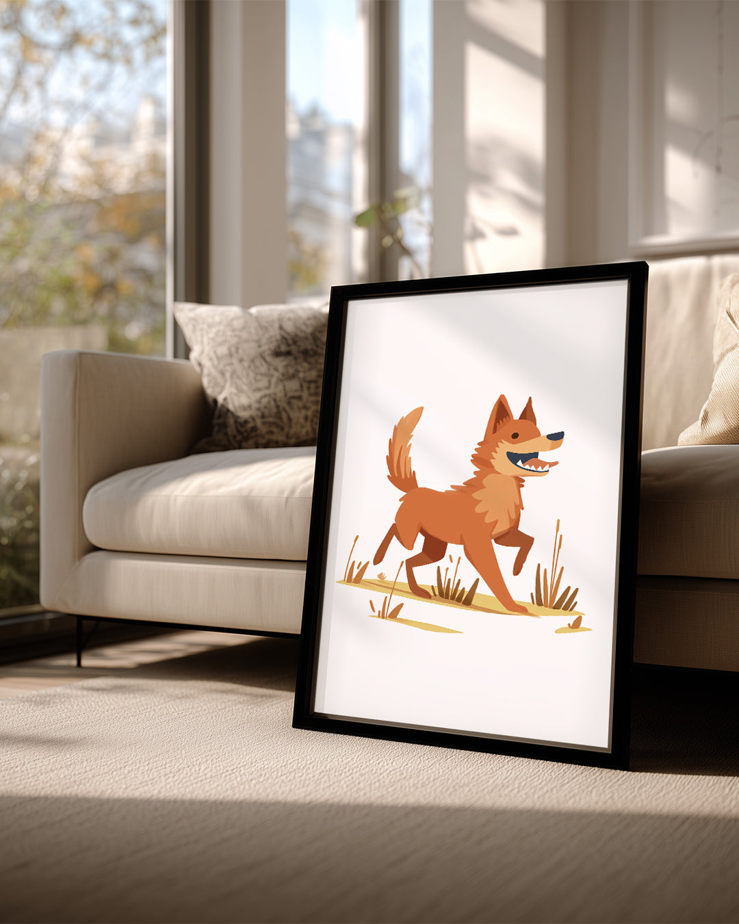 Köpek - Mutlulukla Koşma Poster Tablosu