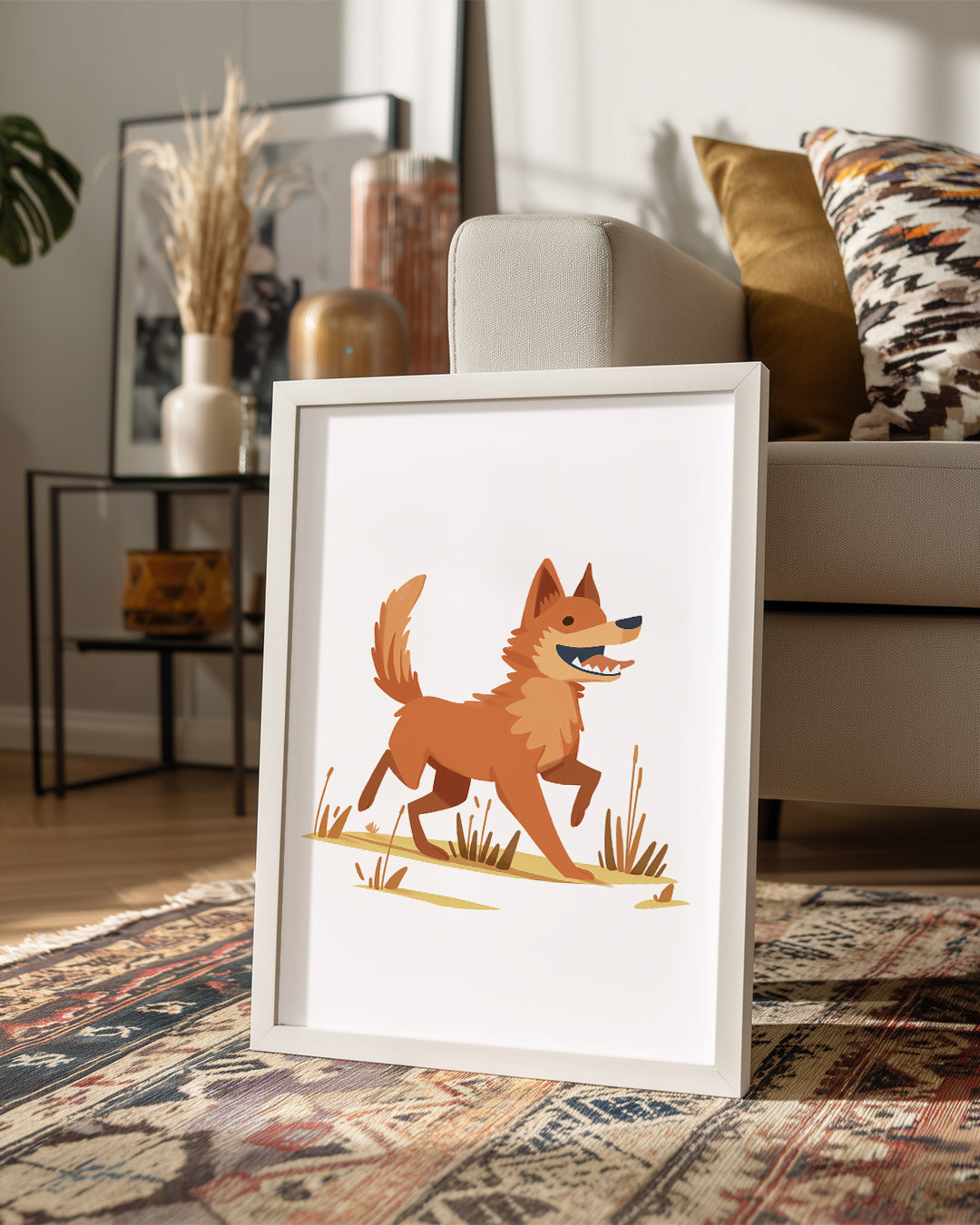 Köpek - Mutlulukla Koşma Poster Tablosu