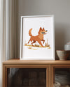 Köpek - Mutlulukla Koşma Poster Tablosu