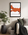 Köpek - Neşeli Koşu Poster Tablosu
