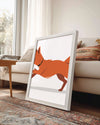 Köpek - Neşeli Koşu Poster Tablosu