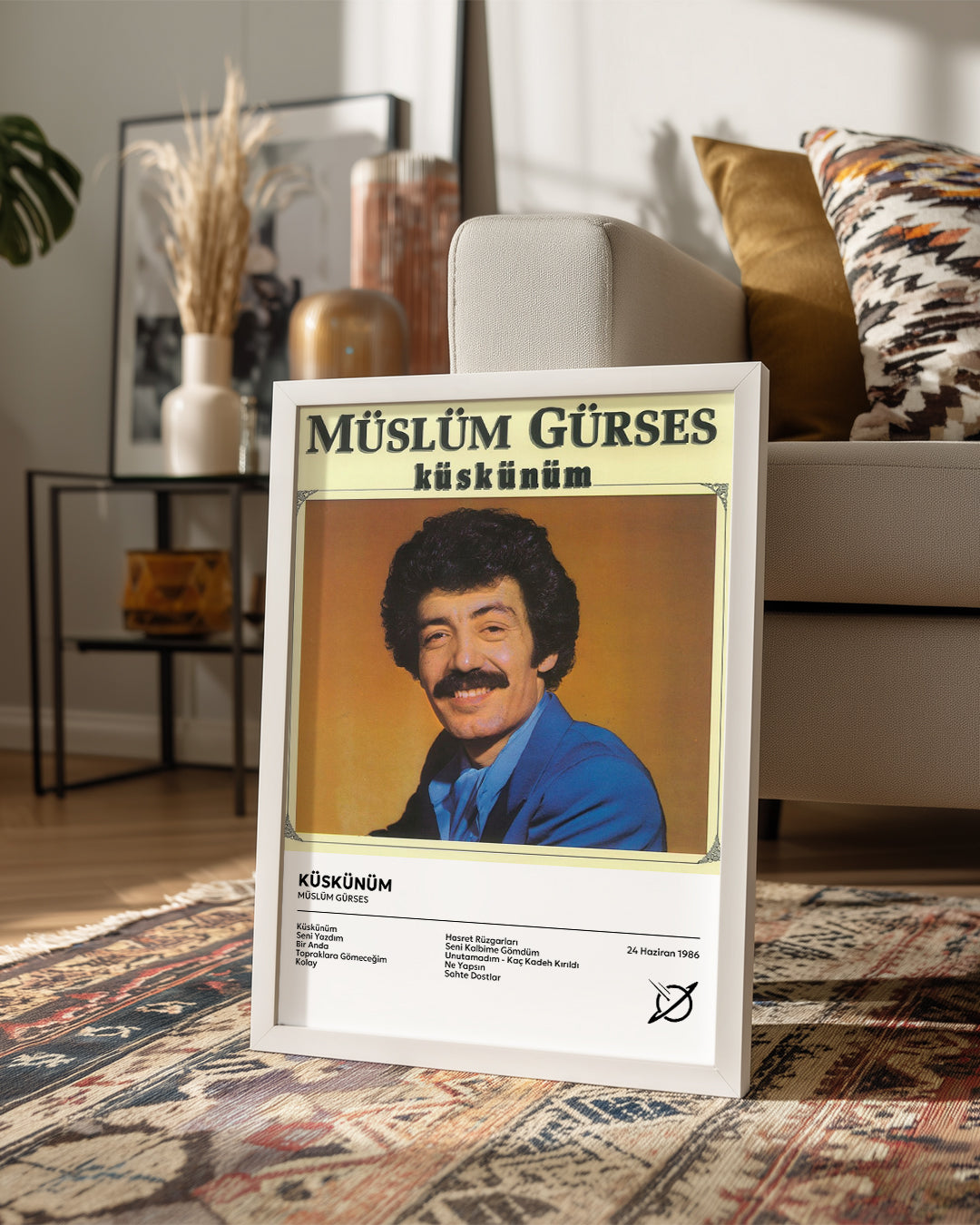 Küskünüm - Müslüm Gürses Poster Tablosu