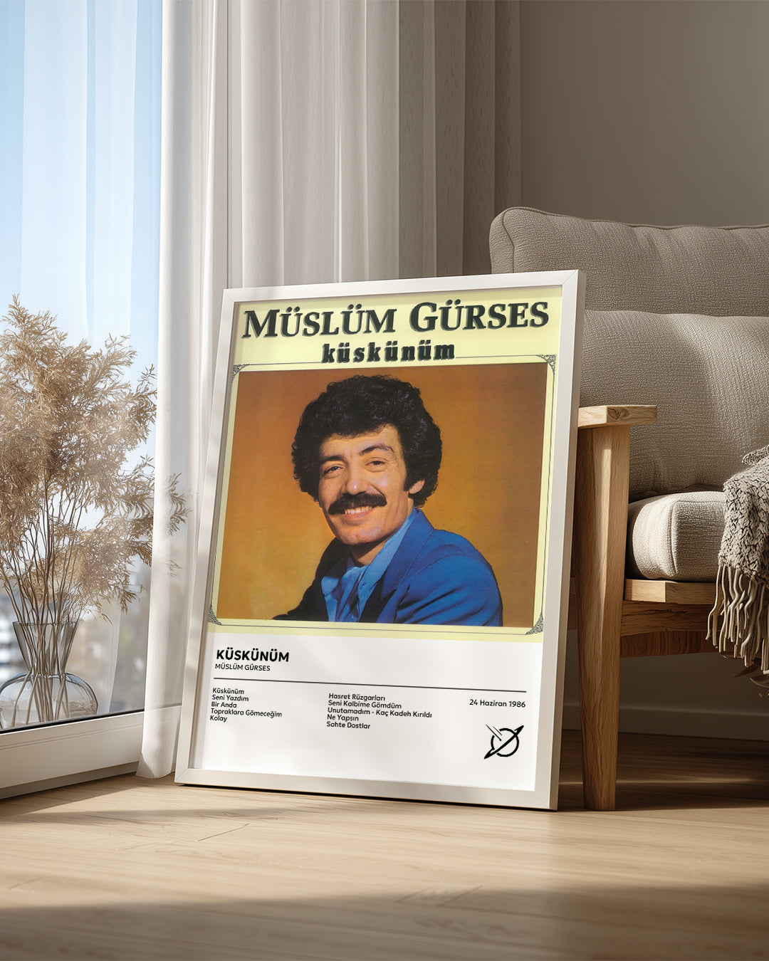 Küskünüm - Müslüm Gürses Poster Tablosu