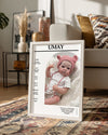 Küçük Mucize – Kişiselleştirilebilir Bebek Doğum Posteri