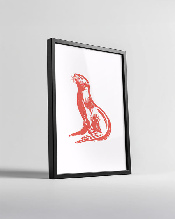 Kunduz - Su Kenarında Oynaklık Poster Tablosu