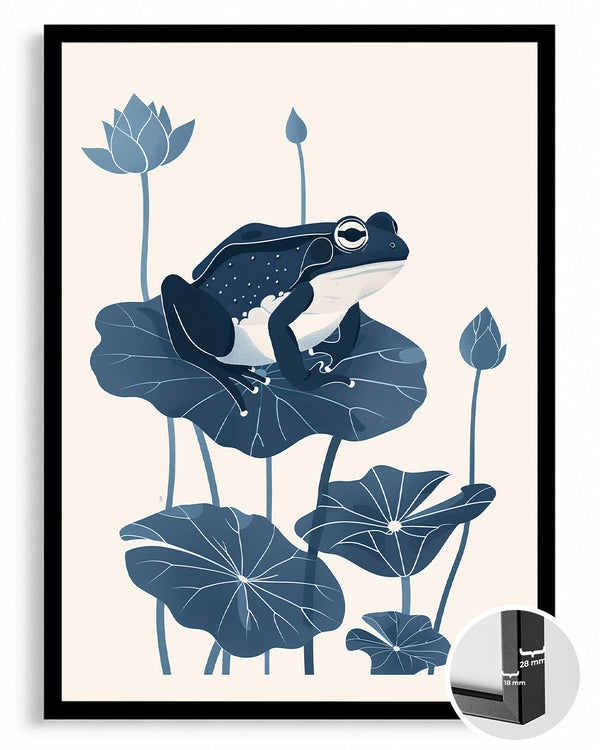 Kurbağa - Su Çokluğu Poster Tablosu
