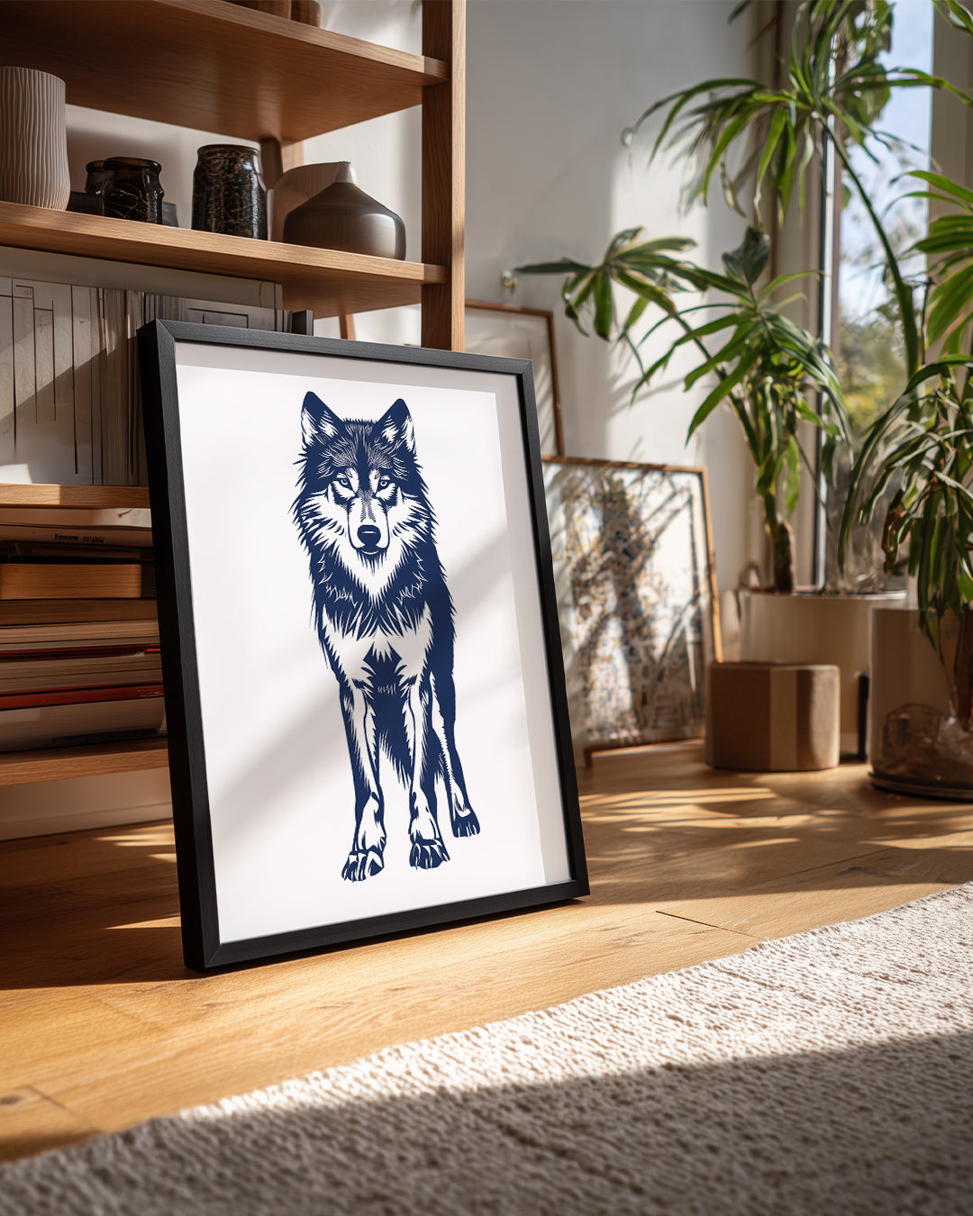 Kurt - Keskin Bakışlar Poster Tablosu