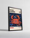 Kusama Crab Poster Tablosu