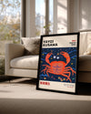 Kusama Crab Poster Tablosu