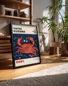 Kusama Crab Poster Tablosu