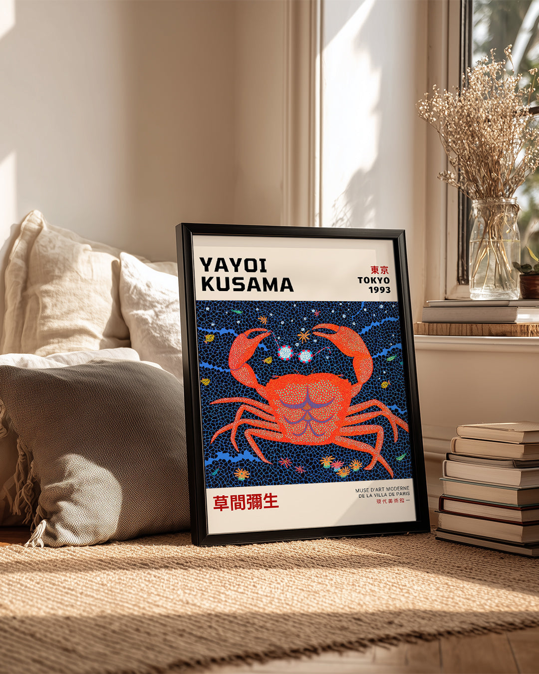 Kusama Crab Poster Tablosu