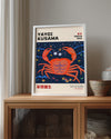 Kusama Crab Poster Tablosu