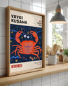 Kusama Crab Poster Tablosu