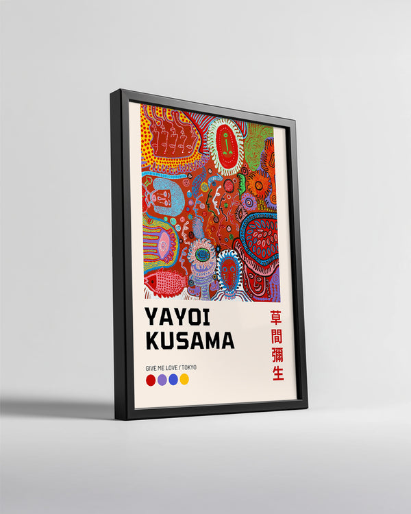 Kusama Pop Poster Tablosu