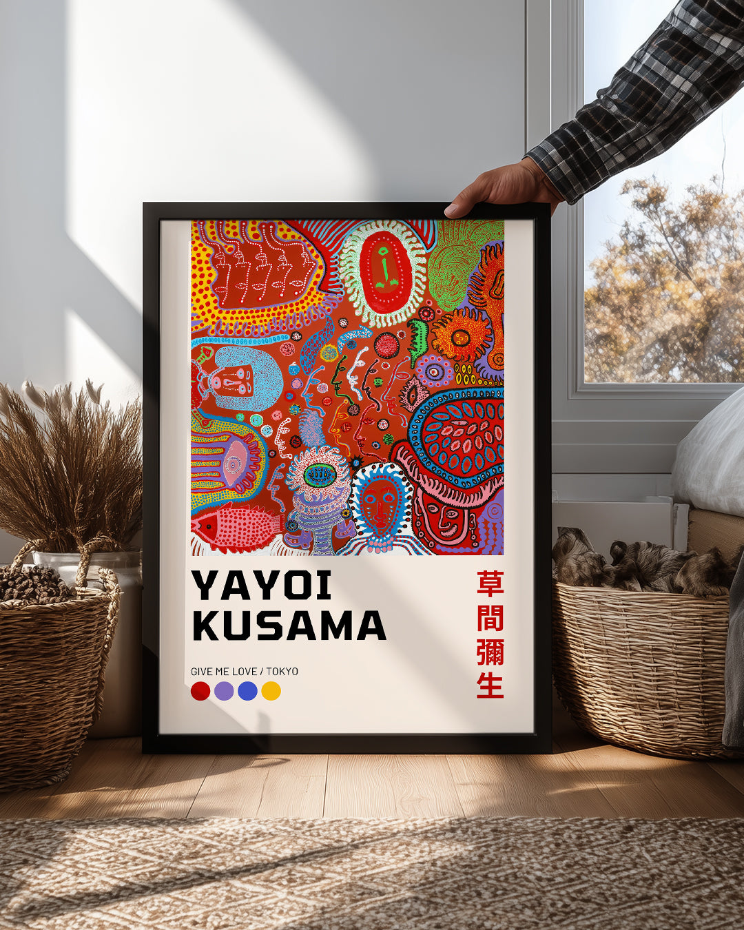 Kusama Pop Poster Tablosu