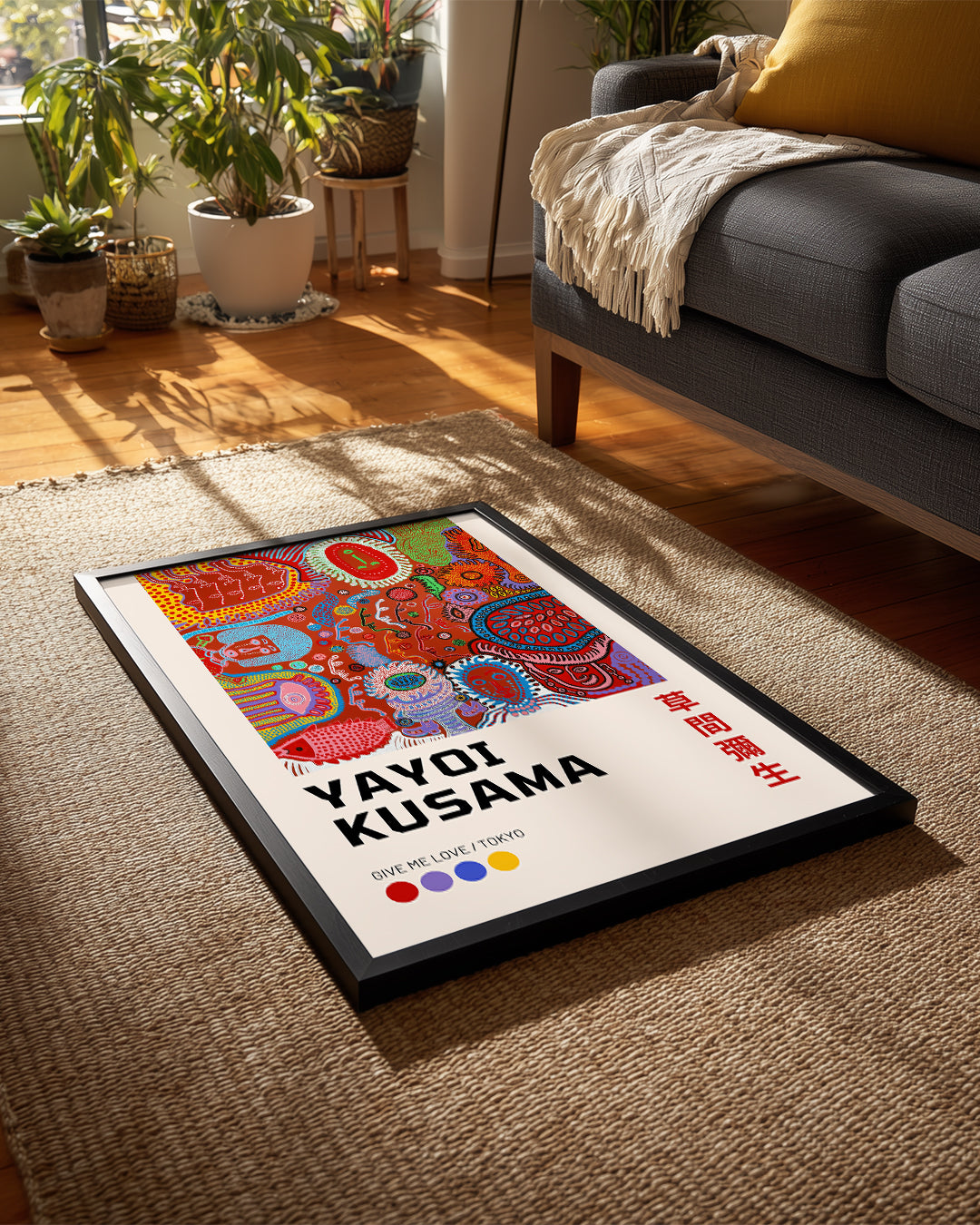 Kusama Pop Poster Tablosu