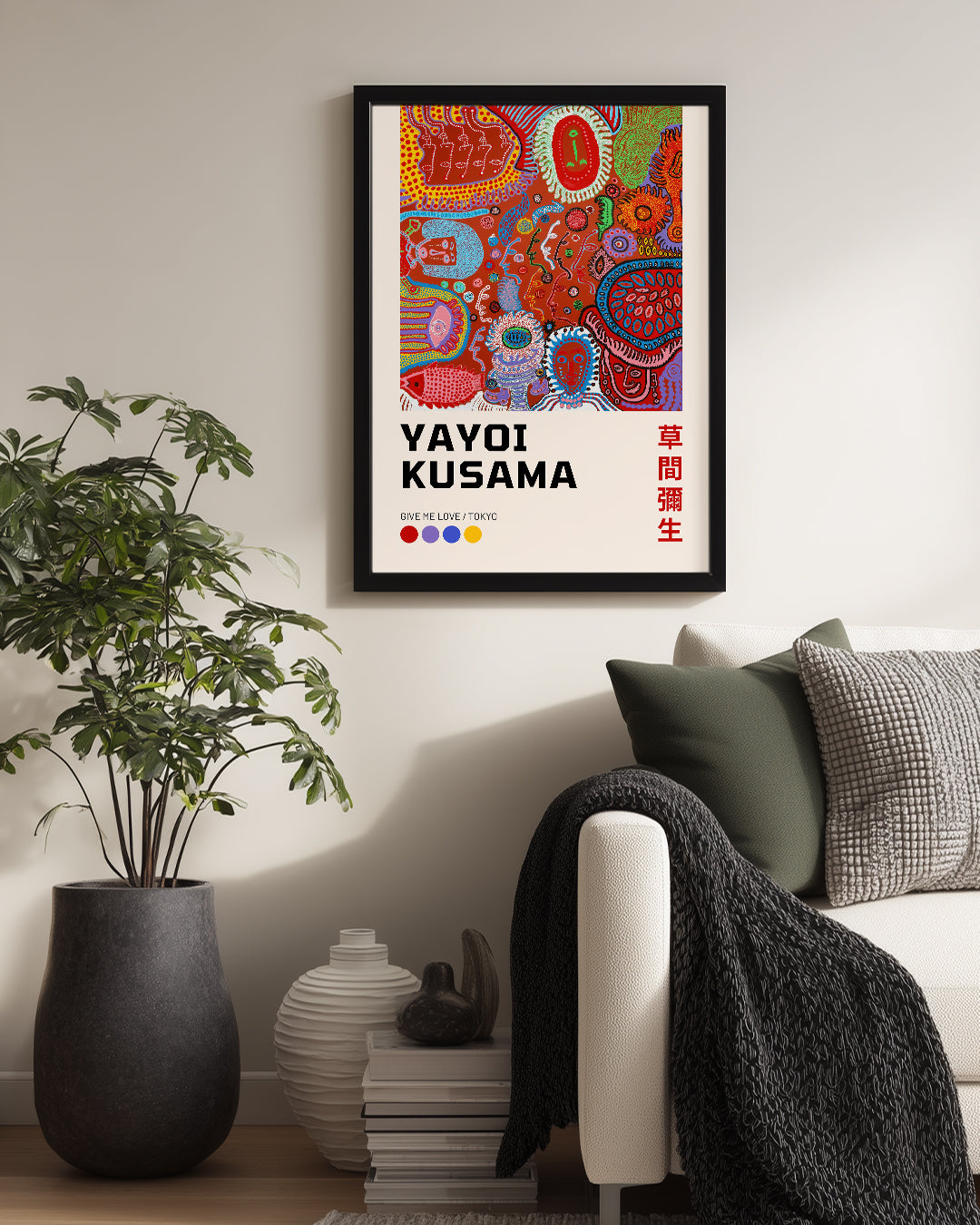 Kusama Pop Poster Tablosu