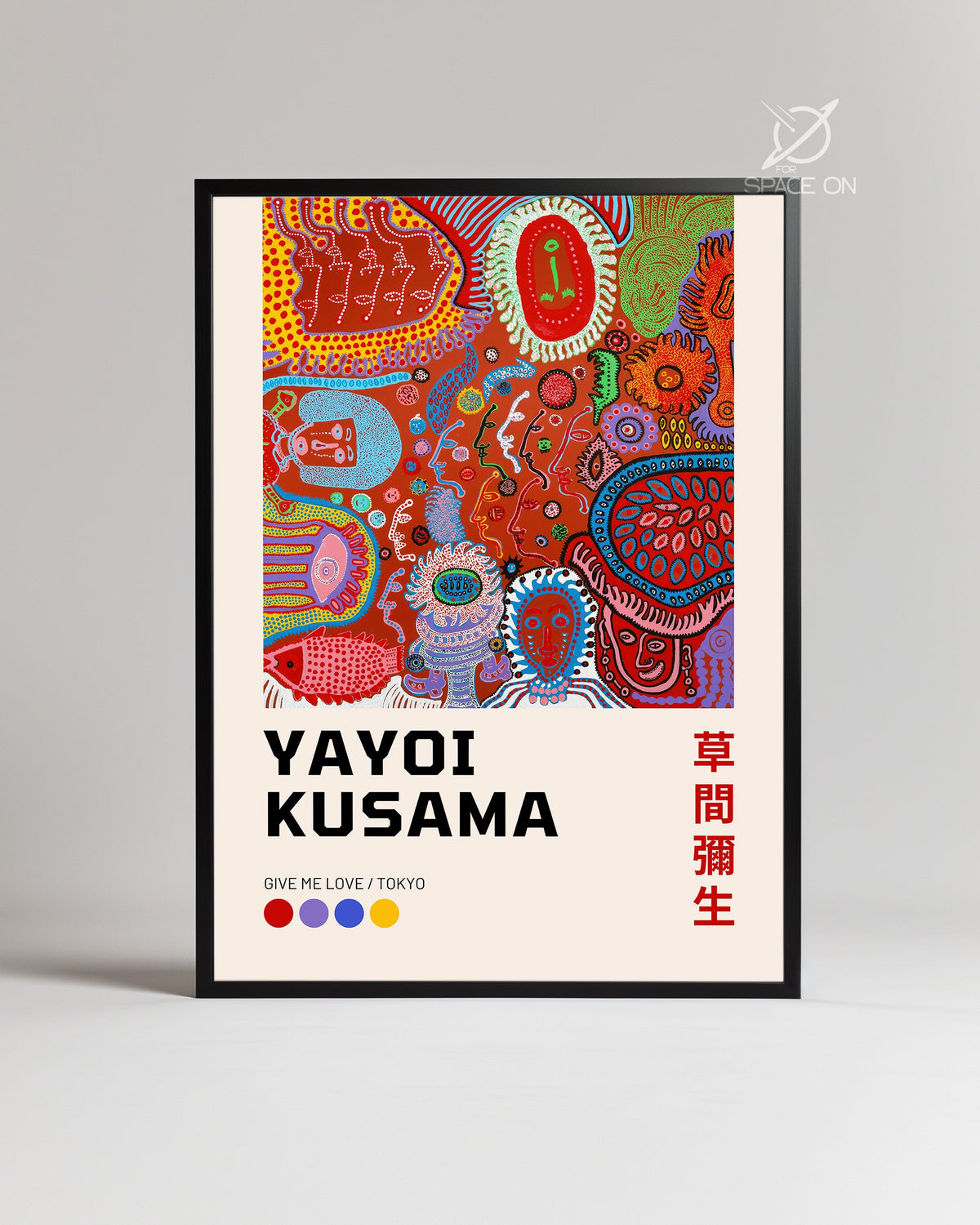 Kusama Pop Poster Tablosu