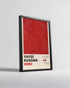Kusama Red Poster Tablosu