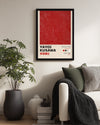 Kusama Red Poster Tablosu