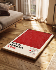 Kusama Red Poster Tablosu