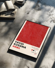 Kusama Red Poster Tablosu