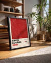 Kusama Red Poster Tablosu