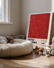 Kusama Red Poster Tablosu