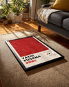 Kusama Red Poster Tablosu