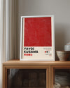 Kusama Red Poster Tablosu