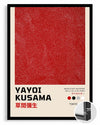 Kusama Red Poster Tablosu