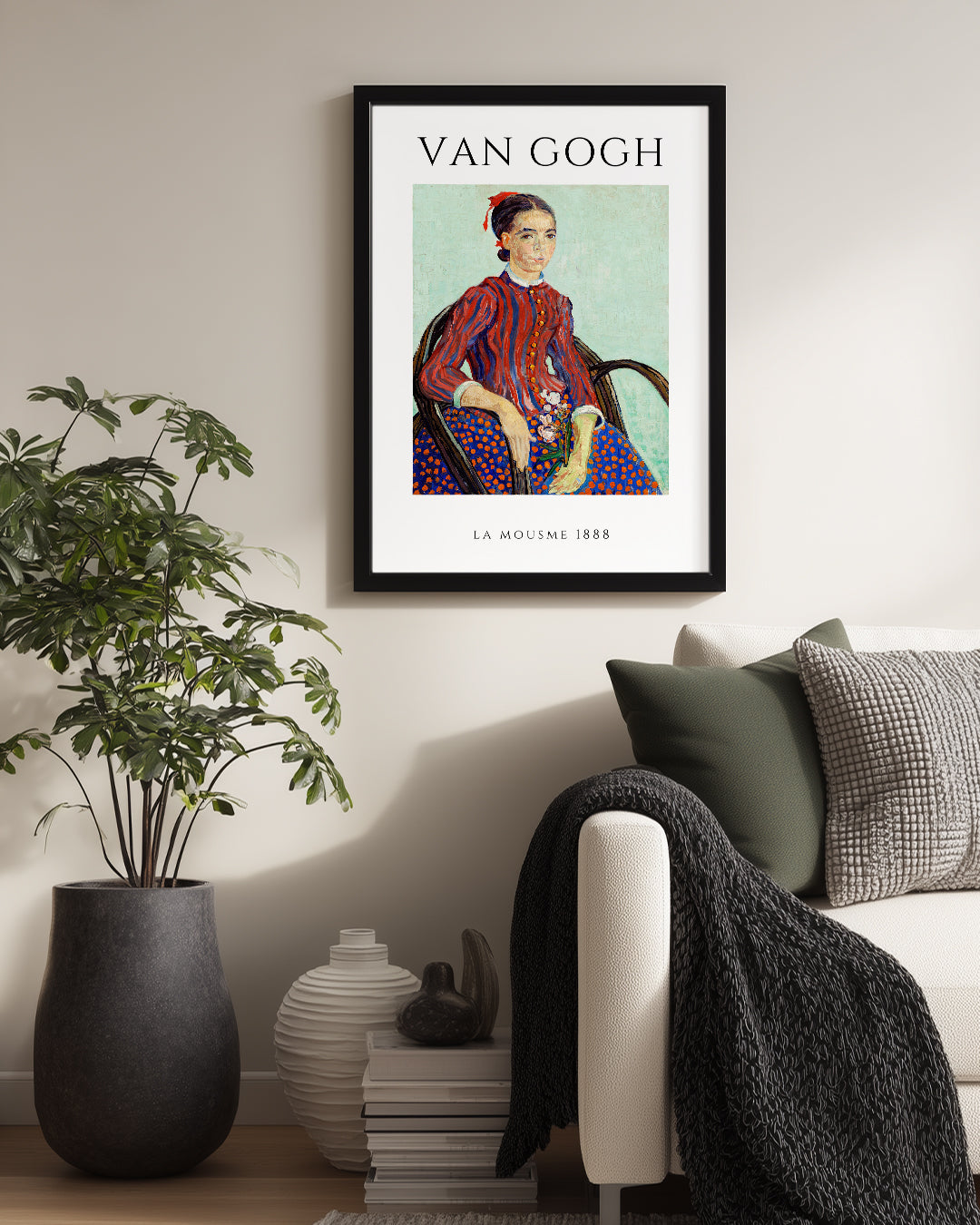 La Mousme - Vincent van Gogh - 1888 Poster Tablosu