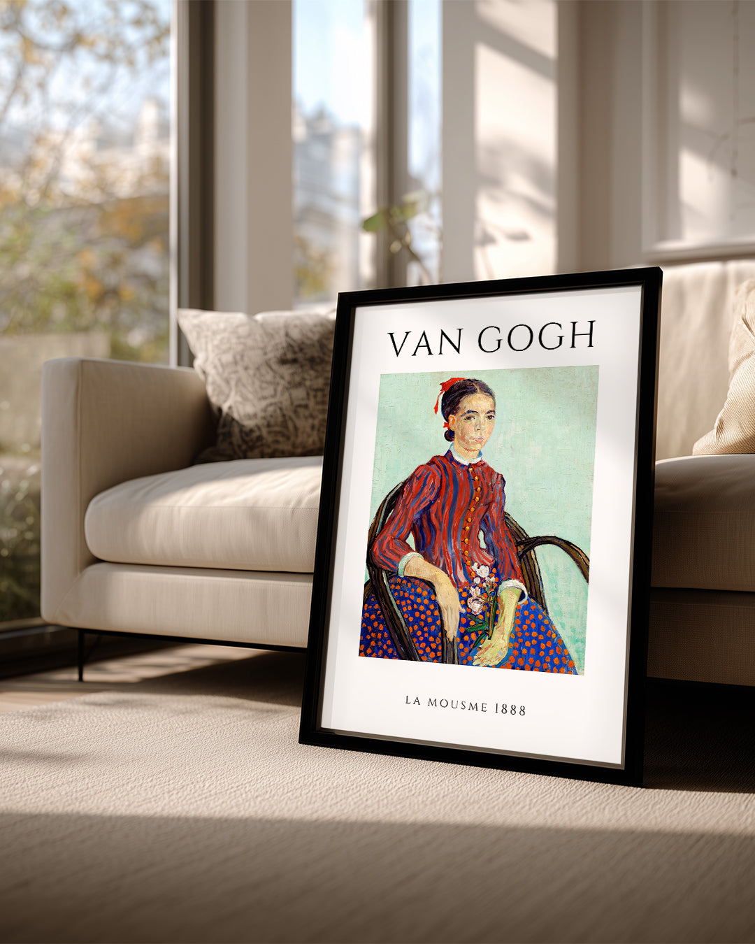 La Mousme - Vincent van Gogh - 1888 Poster Tablosu
