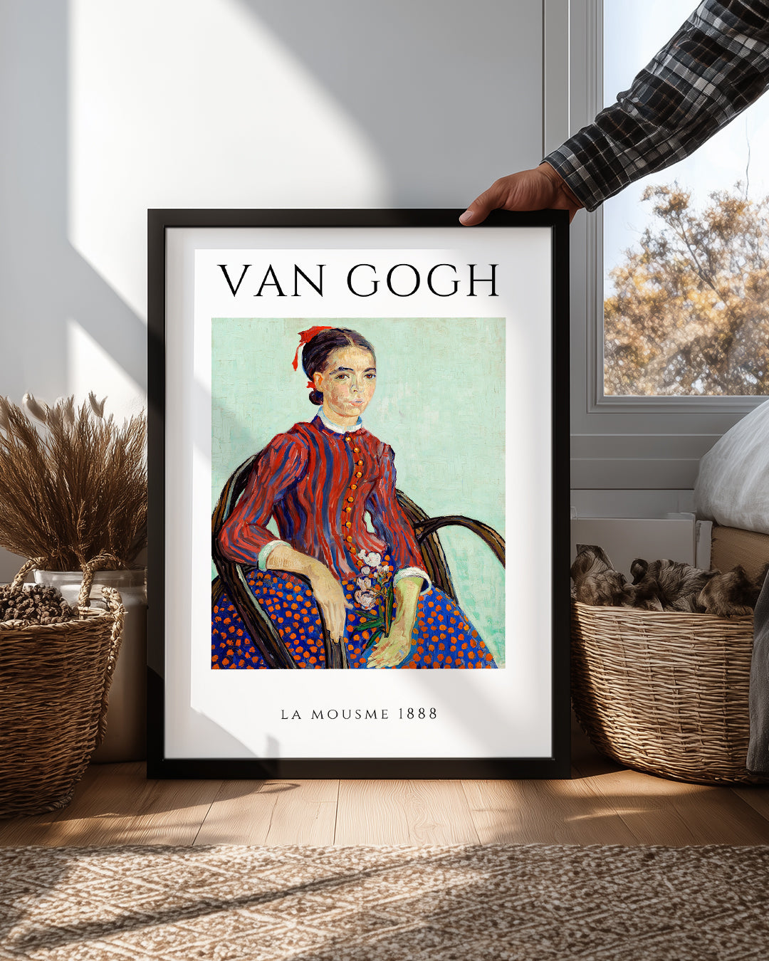 La Mousme - Vincent van Gogh - 1888 Poster Tablosu