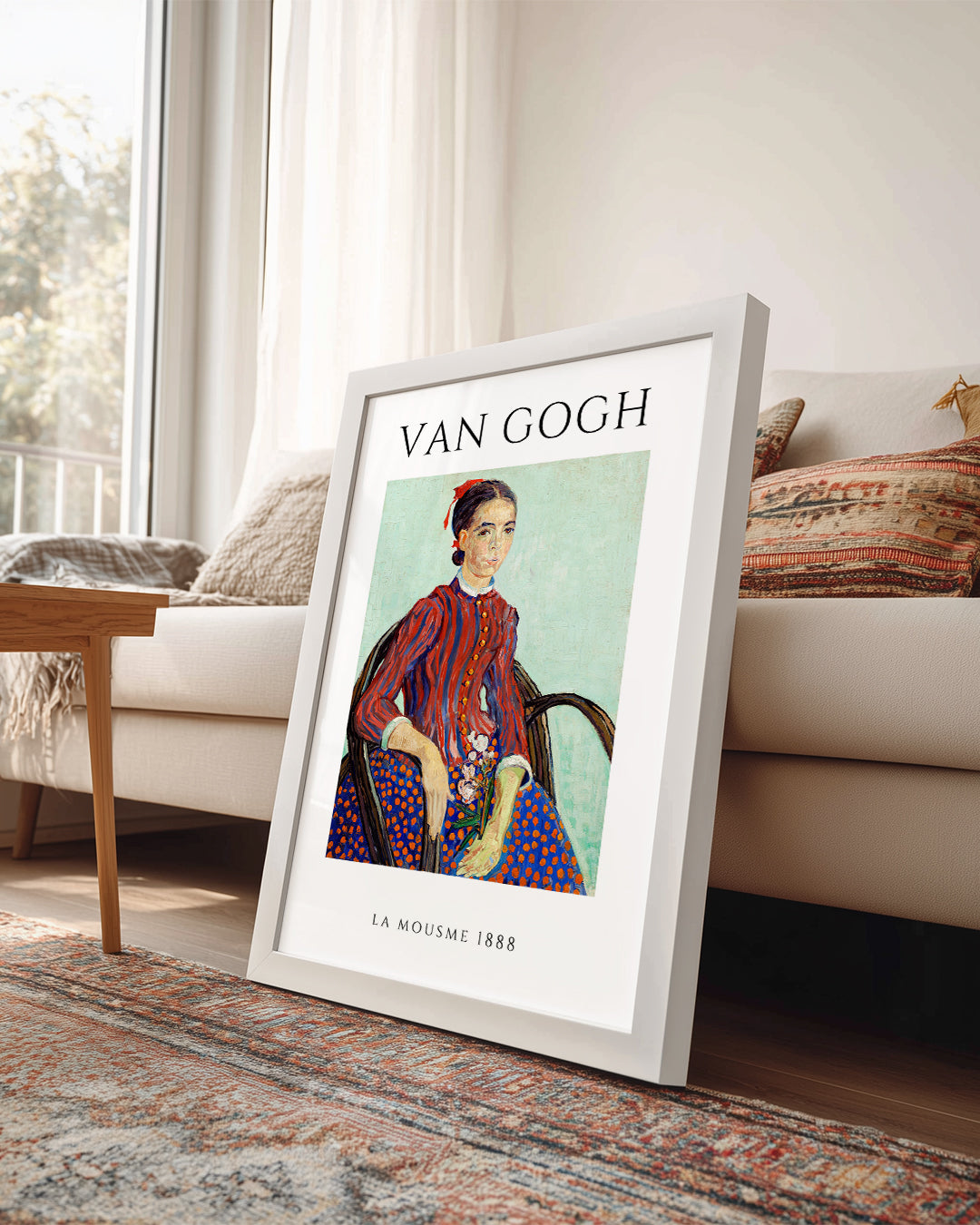 La Mousme - Vincent van Gogh - 1888 Poster Tablosu