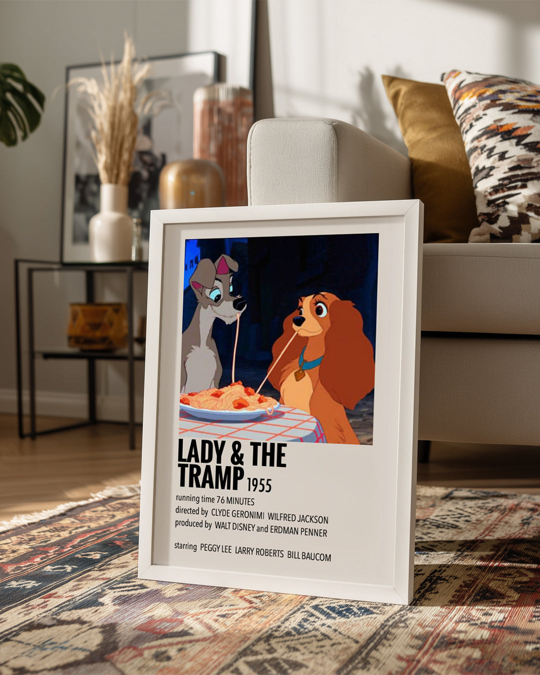 Lady The Tramp Poster Tablosu