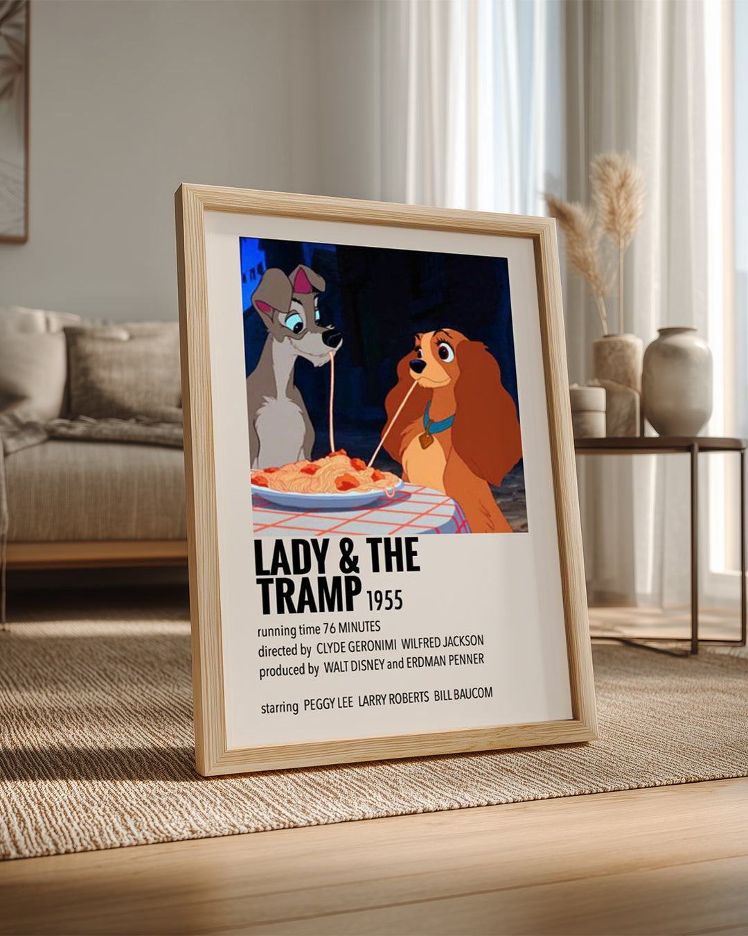 Lady The Tramp Poster Tablosu