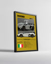 Lamborghini Aventador Poster Tablosu
