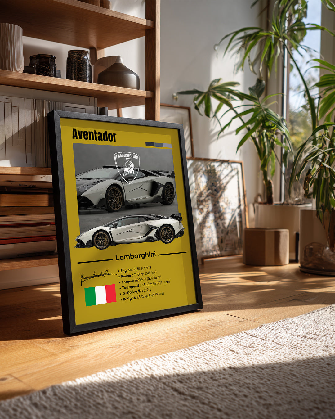 Lamborghini Aventador Poster Tablosu