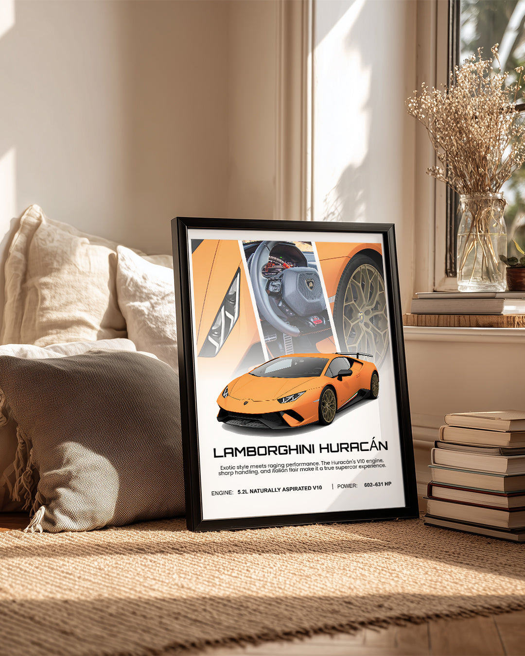 Lamborghini Huracan Poster Tablosu