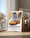 Lamborghini Huracan Poster Tablosu